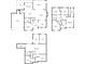 Detailed floor plan showcasing the layout of the home's three levels at 2688 Beddington Way, Suwanee, GA 30024