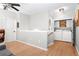 Hallway area featuring a washer and dryer, with ample lighting, and great functionality at 300 Brickworks Ne Cir # 302, Atlanta, GA 30307