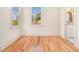 Inviting bedroom with hardwood flooring, neutral decor, and an ensuite bathroom offering comfort and style at 50 Howell Se St # A, Atlanta, GA 30312
