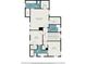 Upstairs floor plan illustrating bedrooms, bathrooms, walk-in closets, and laundry dimensions for easy visualization at 50 Howell Se St # A, Atlanta, GA 30312
