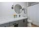 Bathroom featuring updated vanity with modern fixtures, and natural light at 9 Saint Claire Ne Ln, Atlanta, GA 30324