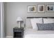 Bedroom decor featuring decorative paintings and a table lamp at 9 Saint Claire Ne Ln, Atlanta, GA 30324