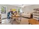 Spacious bedroom can also be used as an office space with ample lighting and large windows at 1406 Arden Sw Dr, Marietta, GA 30008