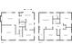 Floor plans including first and second story layouts at 1406 Arden Sw Dr, Marietta, GA 30008