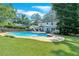 Enjoy swimming and relaxation in your backyard in this beautiful inground pool! at 1406 Arden Sw Dr, Marietta, GA 30008