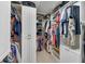 Spacious walk-in closet featuring ample shelving, hanging rods, and storage for clothes, shoes, and accessories at 3733 Chattahoochee Summit Se Dr # 7, Atlanta, GA 30339