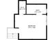 Upper-level floor plan with bedroom, bathroom, and walk-in closet at 501 Highwater Pass, Canton, GA 30114