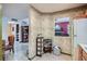View of the kitchen with an open view to the dining and living areas at 578 Mcgill Ne Pl # 578, Atlanta, GA 30312