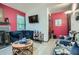 Bright living room with comfortable seating, fireplace, and open layout at 578 Mcgill Ne Pl # 578, Atlanta, GA 30312