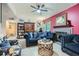 Inviting living room with plush seating, fireplace, and a view of the balcony at 578 Mcgill Ne Pl # 578, Atlanta, GA 30312
