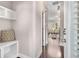 Cozy entryway with hardwood floors, built-in shelves, and natural light at 1370 Dupont Nw Park, Atlanta, GA 30318