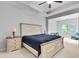 Spacious main bedroom with a king bed, light-colored walls, and a comfortable sitting area at 1823 Lynwood Ln, Atlanta, GA 30329
