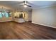 Spacious living room with breakfast bar offering seamless flow into the kitchen at 3501 Shepherds Path, Decatur, GA 30034