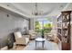 Sitting area features comfortable seating and a beautiful view from a large window at 230 E Ponce De Leon Ave # 116, Decatur, GA 30030