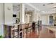 Interior lounge area with breakfast bar, seating and modern finishes at 230 E Ponce De Leon Ave # 116, Decatur, GA 30030