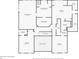 Floor plan of the second floor with bedroom, bathroom, and closet dimensions at 360 Hannaford Dr, Roswell, GA 30075