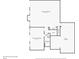 Floor plan showcasing finished basement with two bathrooms, storage and closets at 360 Hannaford Dr, Roswell, GA 30075