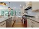 Kitchen featuring granite countertops, a farmhouse sink, and stainless steel dishwasher at 360 Hannaford Dr, Roswell, GA 30075