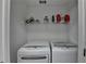 Convenient laundry area with modern washer and dryer at 3573 Plantation Pl, Loganville, GA 30052