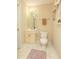 Functional bathroom featuring vanity with storage, mirror, and a toilet at 177 Rustin Dr, Dallas, GA 30157