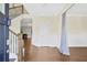 Inviting entryway with hardwood floors, staircase, and neutral paint colors at 1087 Halletts Peak Pl, Lawrenceville, GA 30044
