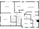Second-floor layout showing the primary bedroom, bedrooms, bathrooms, laundry, and living room at 1087 Halletts Peak Pl, Lawrenceville, GA 30044