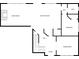 Detailed floor plan showcasing the layout of the home, including the living room and kitchen at 1087 Halletts Peak Pl, Lawrenceville, GA 30044