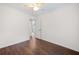 Bedroom with hardwood floors and a neutral color scheme at 172 Stoneforest Dr, Woodstock, GA 30189