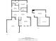 Detailed floor plan showcasing the layout of the 1677 square foot home at 172 Stoneforest Dr, Woodstock, GA 30189