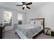 Bright bedroom with ample natural light from two windows offering a calm space at 852 Constellation Dr, Decatur, GA 30033