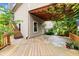 Outdoor space with multilevel patio and wooded lot at 3260 Governors Court Ct, Duluth, GA 30096