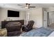 Bedroom with a TV and furniture at 8553 Braylen Manor Dr, Douglasville, GA 30134