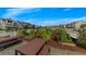 A flourishing community garden with raised beds and picnic tables, ideal for outdoor enjoyment at 579 Brashy St, Woodstock, GA 30188
