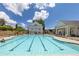 Community pool and clubhouse offering residents a relaxing and social environment at 579 Brashy St, Woodstock, GA 30188
