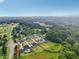 Picturesque aerial of neighborhood with lush greenery, manicured lawns, and beautifully designed homes at 4720 Down Setting Rd, Cumming, GA 30028