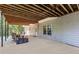 Covered patio with ceiling and outdoor seating, perfect for entertaining and relaxing at 1360 Mount Mickinley Dr, Grayson, GA 30017