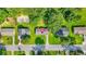 Aerial view of the property showing its location in a residential neighborhood at 2454 Fairway Sw Cir, Atlanta, GA 30331