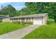 Cozy home with a manicured lawn and paved driveway leading to an attached garage at 2454 Fairway Sw Cir, Atlanta, GA 30331