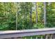 Scenic view from deck shows lush greenery and trees providing shade and a peaceful atmosphere at 2703 Country Park Dr, Smyrna, GA 30080