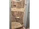 Beautiful tiled shower with built in seat and soap nook at 1131 Steeple Run, Lawrenceville, GA 30043
