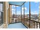 Balcony with city skyline views at 300 Peachtree Ne St # 20 O, Atlanta, GA 30308
