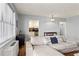 Bright living room with an open floor plan at 300 Peachtree Ne St # 20 O, Atlanta, GA 30308