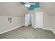 Bonus room with wood-look floors, blue ceiling and calming, neutral wall color at 3419 Allie Dr, Snellville, GA 30039