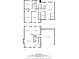 Home floor plan shows the layout of the first and second floors at 588 Joneus Dr, Mcdonough, GA 30252