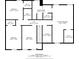 Second floor plan showing the layout of bedrooms, bathrooms, walk-in closets, and laundry room at 588 Joneus Dr, Mcdonough, GA 30252