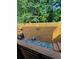 Screened in porch showcasing a rock garden at 751 Stonecreek Way, Stone Mountain, GA 30087