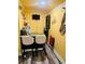 Modern bar setup with seating for two at 751 Stonecreek Way, Stone Mountain, GA 30087