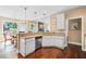 Kitchen with granite countertops, stainless steel appliances, and an adjacent dining area at 830 Club Chase Ct, Roswell, GA 30076