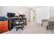 This office features a desk with a computer, a printer, and an office chair at 830 Club Chase Ct, Roswell, GA 30076