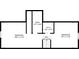Second floor plan showing bedrooms, bathroom, walk-in closet and hall at 2432 Saint Patrick Se St, Atlanta, GA 30317